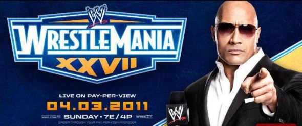 wwe rock 2011. WWE WrestleMania XXVII