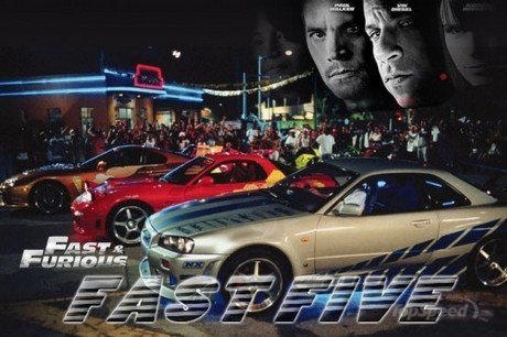 the fast five poster. It will be called, Fast and